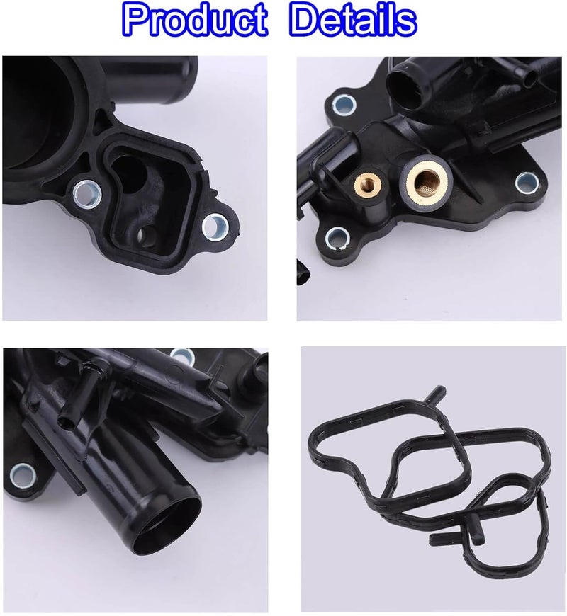 LDCRE Water Control Valve Outlet with Washer,Compatible with 2013-2019 Nissan Sentra 2017-2019 Nissan Rogue,Coolant Outlet Flange Water Outlet Replace 110603RC1A 11060-3RC1A - Image 5